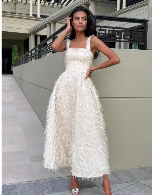 Spaghetti Strap Swing Dress