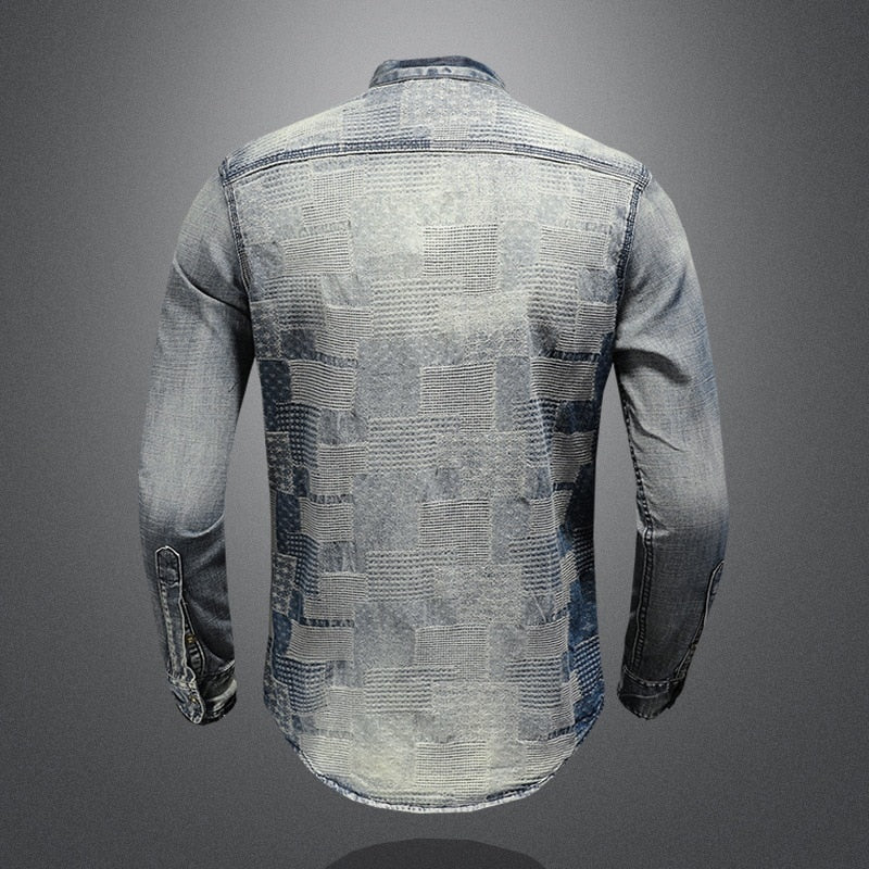 Long-sleeved Denim Shirt
