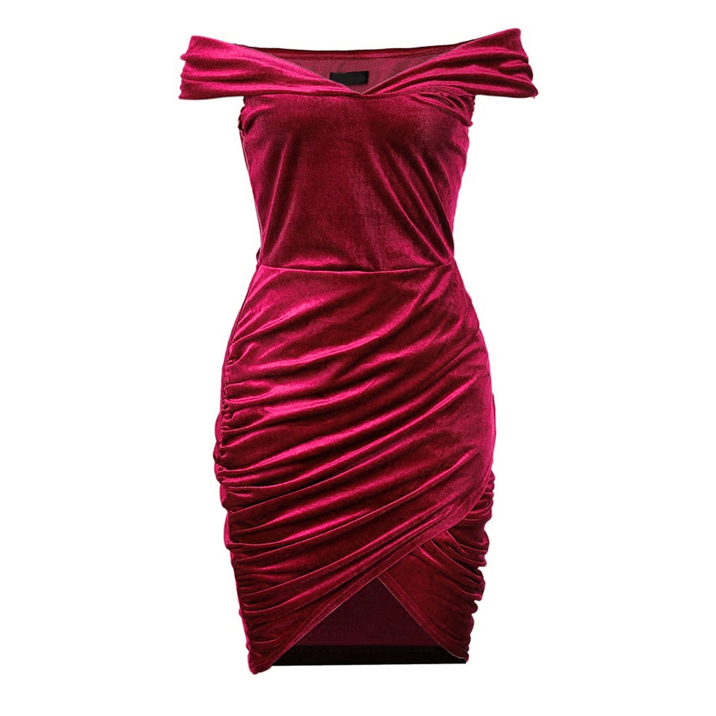 Off Shouler Velvet Dress