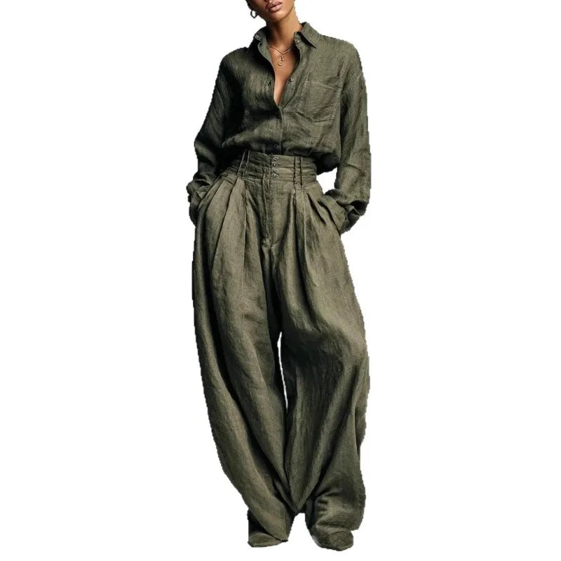 Vintage two piece lose outfit