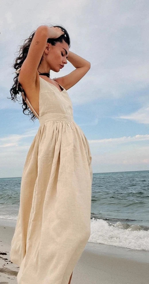 Off Shoulder Sleeveless Dress