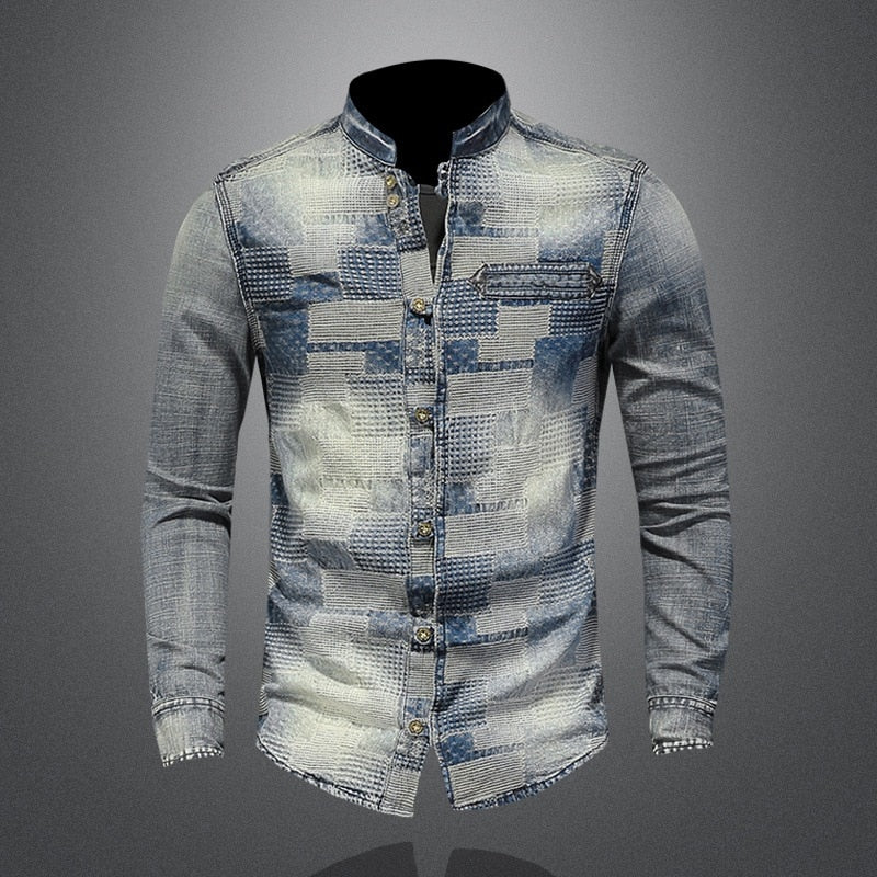 Long-sleeved Denim Shirt