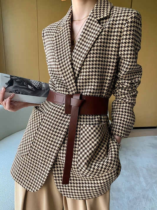 Elegant Coat With Belt