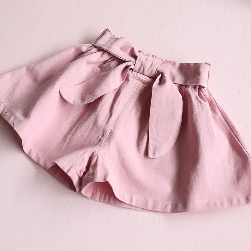Embroidered Flower Shirt Shorts