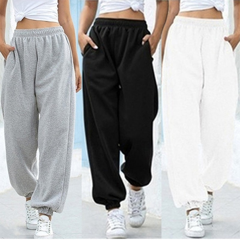 Womens Pants Loose Long Pants Outwear Fashion Letter Printed Trousers Spring Autumn Winter Sweatpants