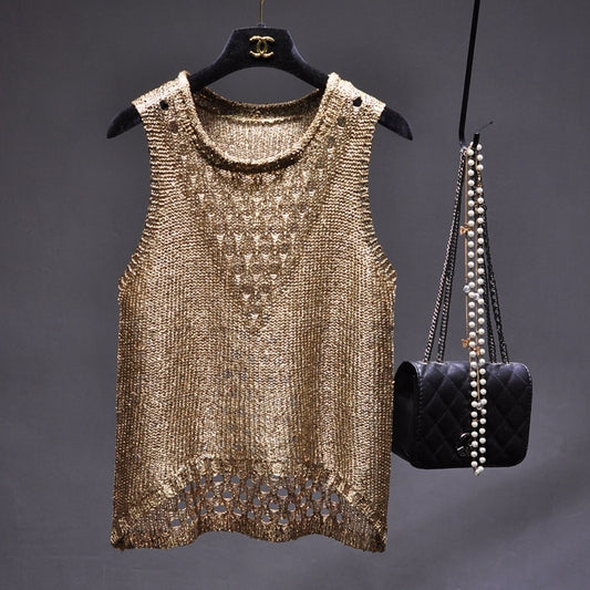 Sequined Tank Top