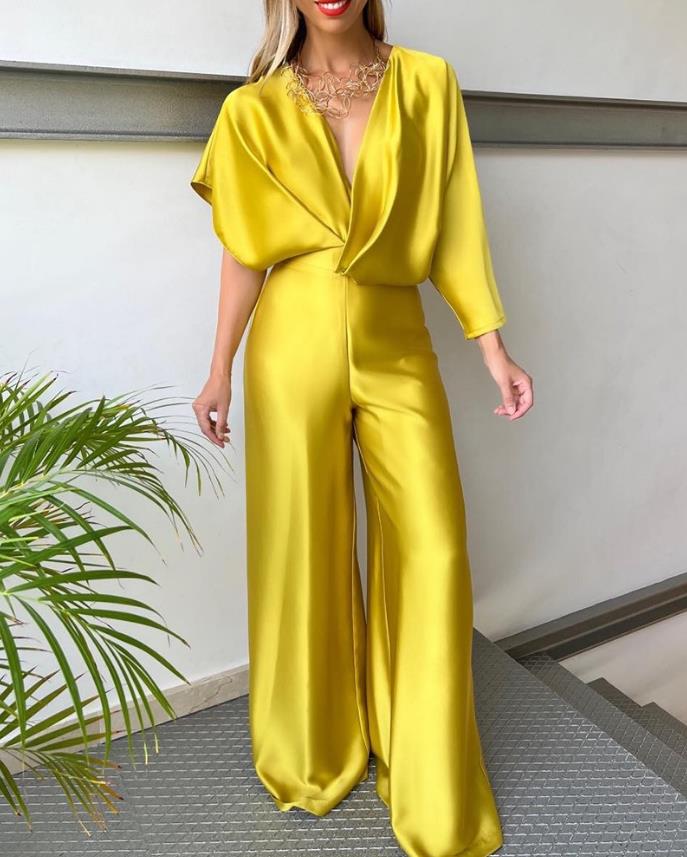 Elegant Wide Leg Jumpsuit -