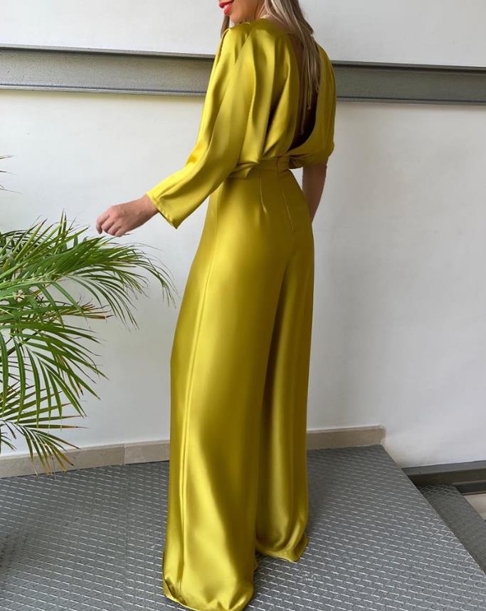 Elegant Wide Leg Jumpsuit -