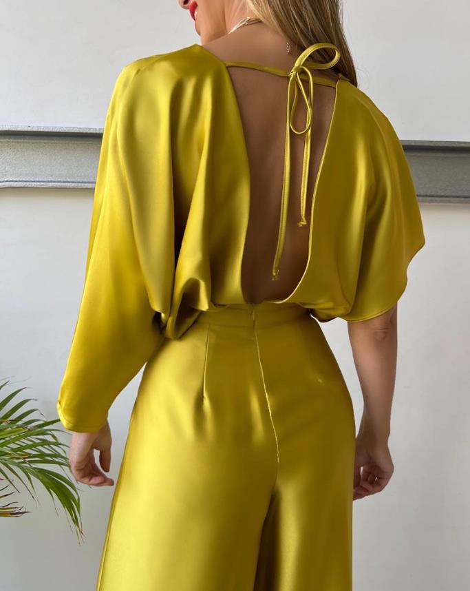 Elegant Wide Leg Jumpsuit -