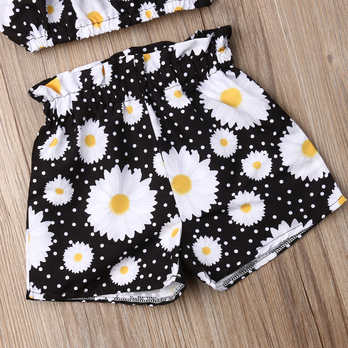 Crop Tops Short Pants 2pcs