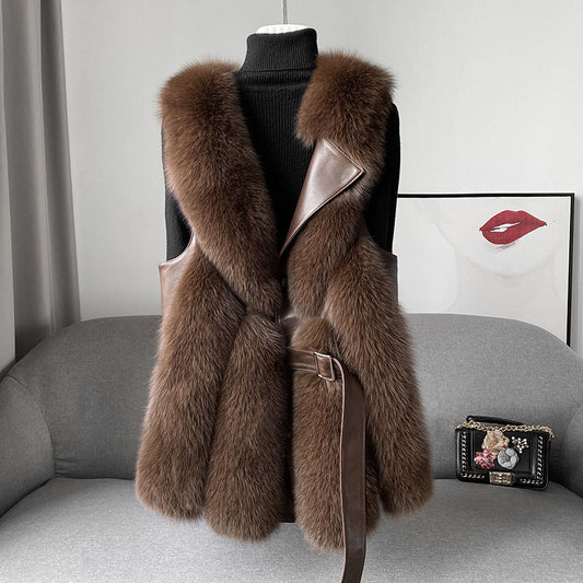 Long Hair Fur Vest