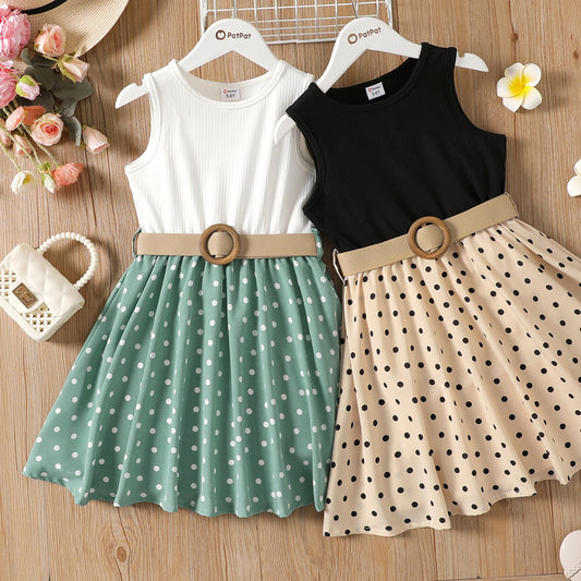 Polka Dot Dress - 2pcs