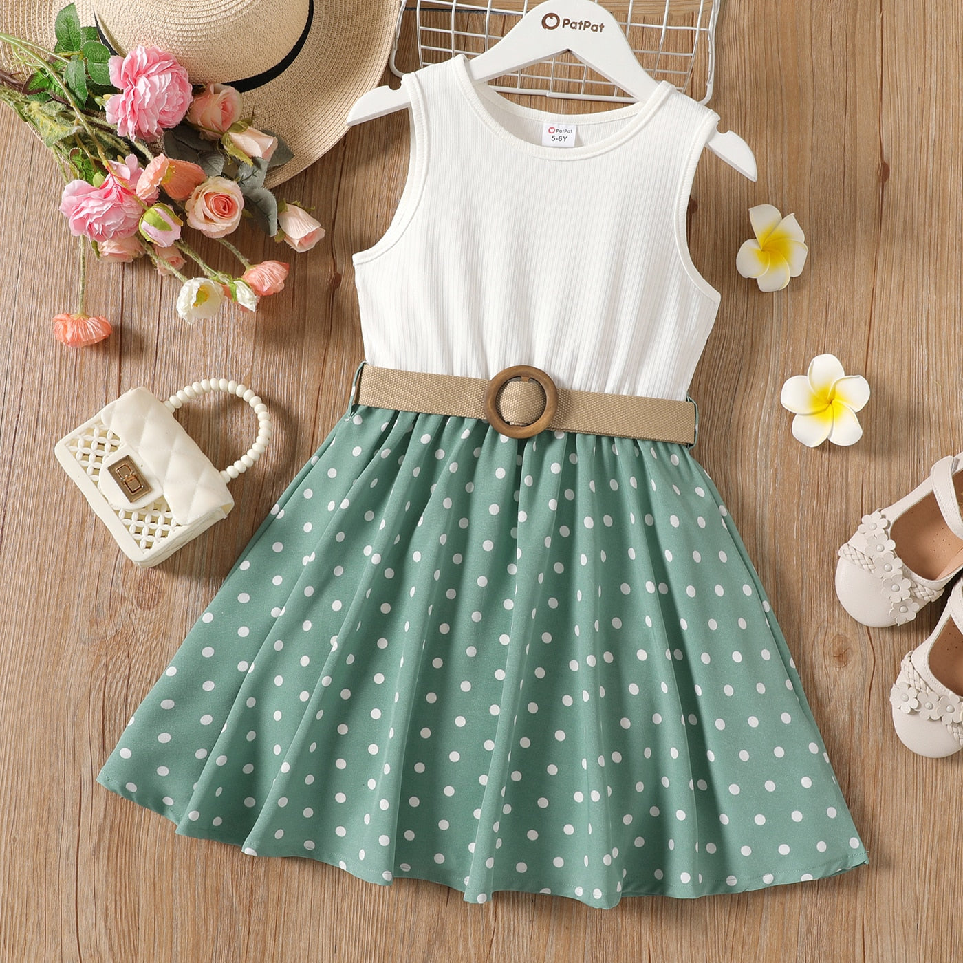 Polka Dot Dress - 2pcs