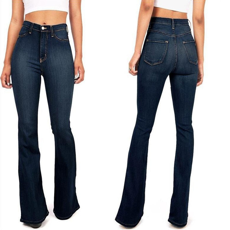 High Waist Boot Cut Jeans