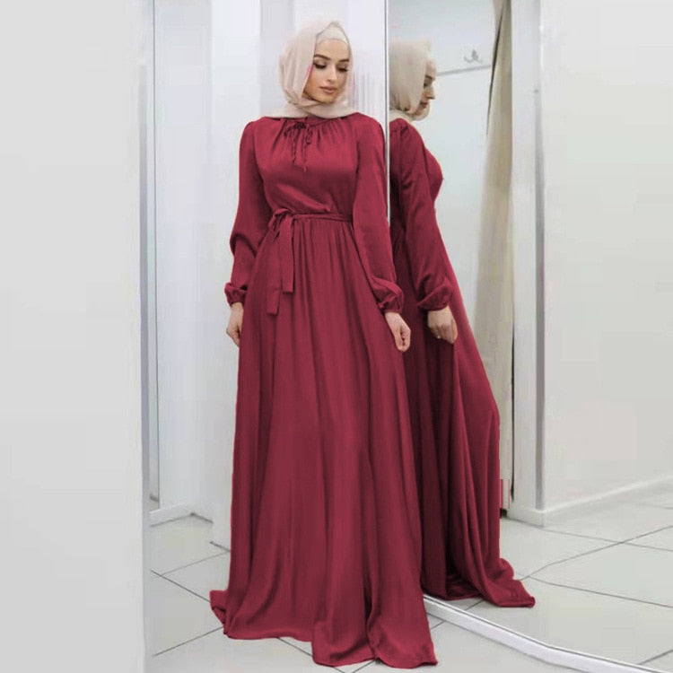 Hijab Satin Dress