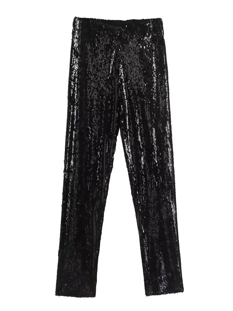 Beading Blazer Jackets Pant Set