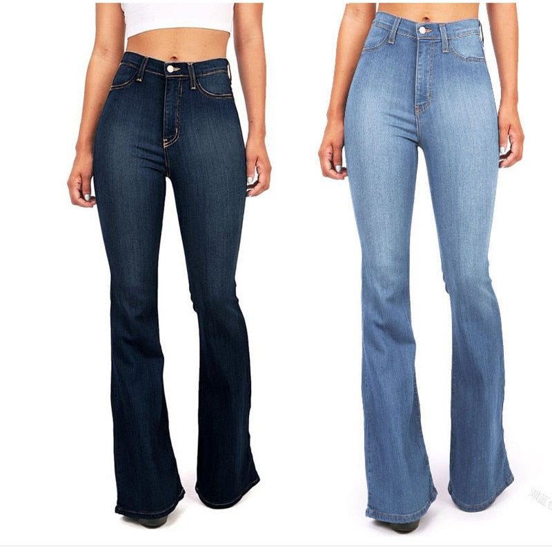 High Waist Boot Cut Jeans