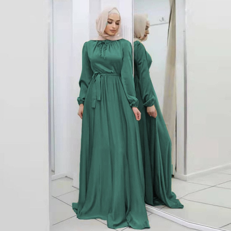 Hijab Satin Dress