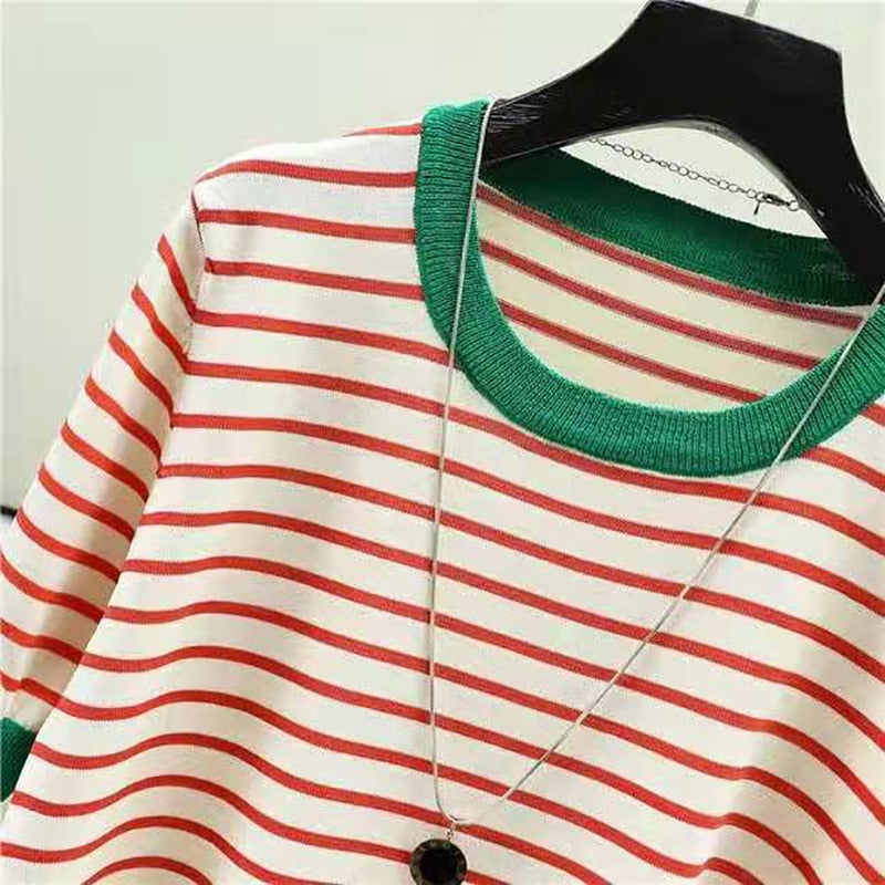 Knit Stripe Shirt