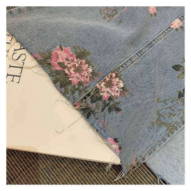 High Waist Jeans Skirt