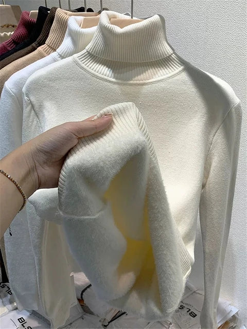 high neck sweater