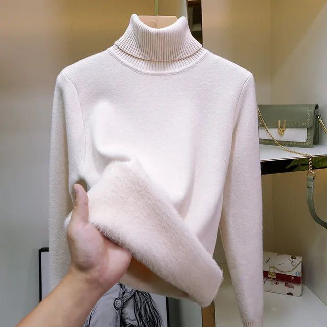 high neck sweater