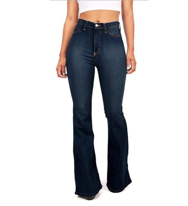 High Waist Boot Cut Jeans