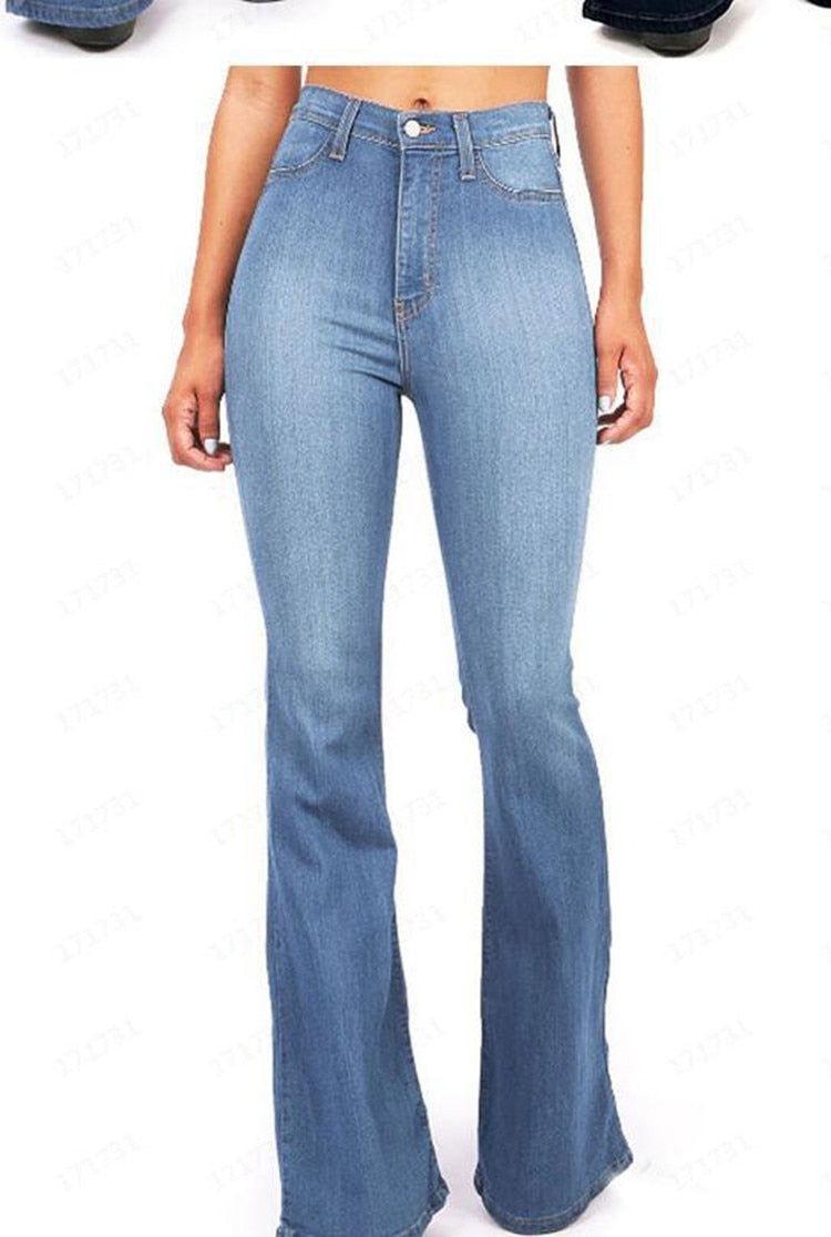 High Waist Boot Cut Jeans