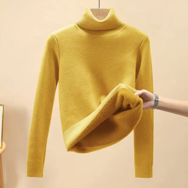 high neck sweater