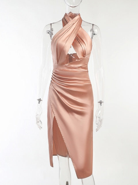 Satin Elegant Party Dress