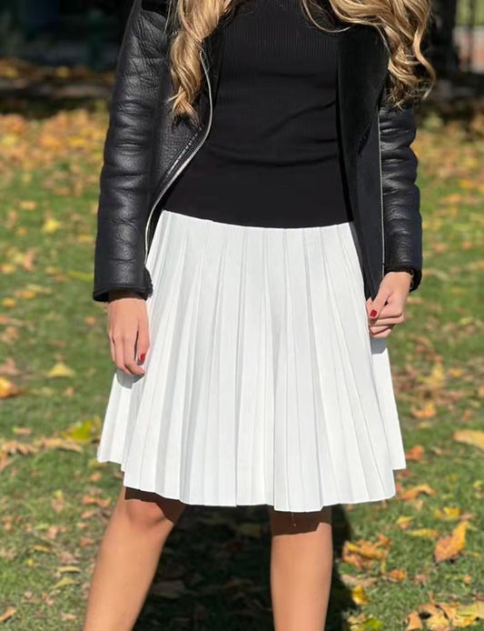 High Waist Knit Skirt