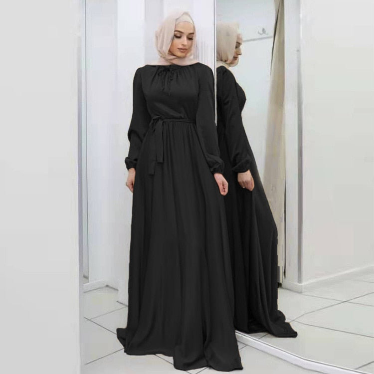 Hijab Satin Dress