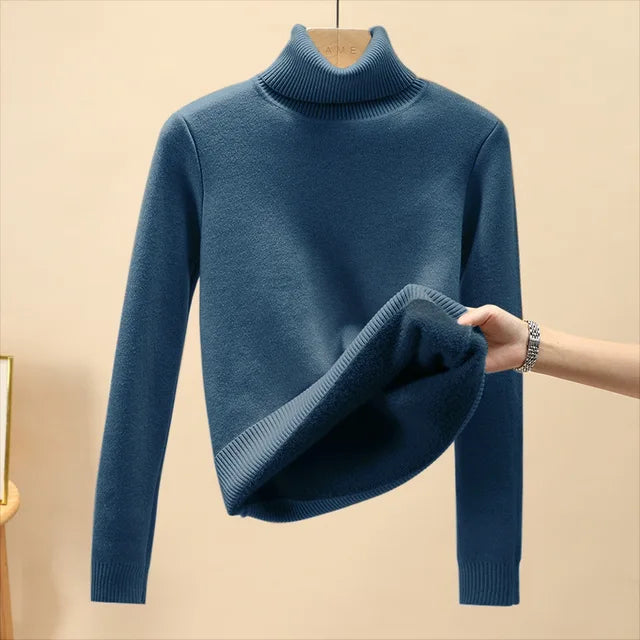 high neck sweater