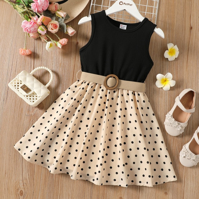 Polka Dot Dress - 2pcs