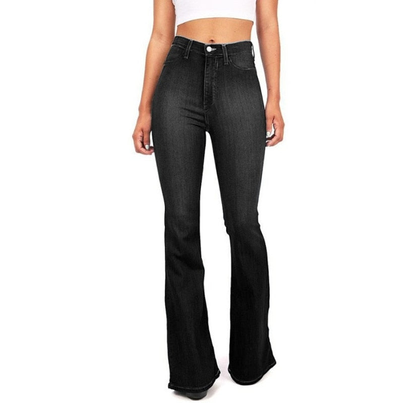 High Waist Boot Cut Jeans